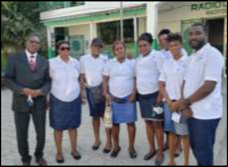 Kerlange and her team at the hospital