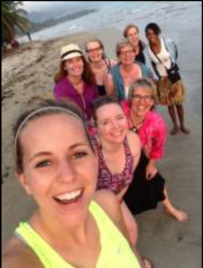 Jamie and fellow mission trip participants in 2015