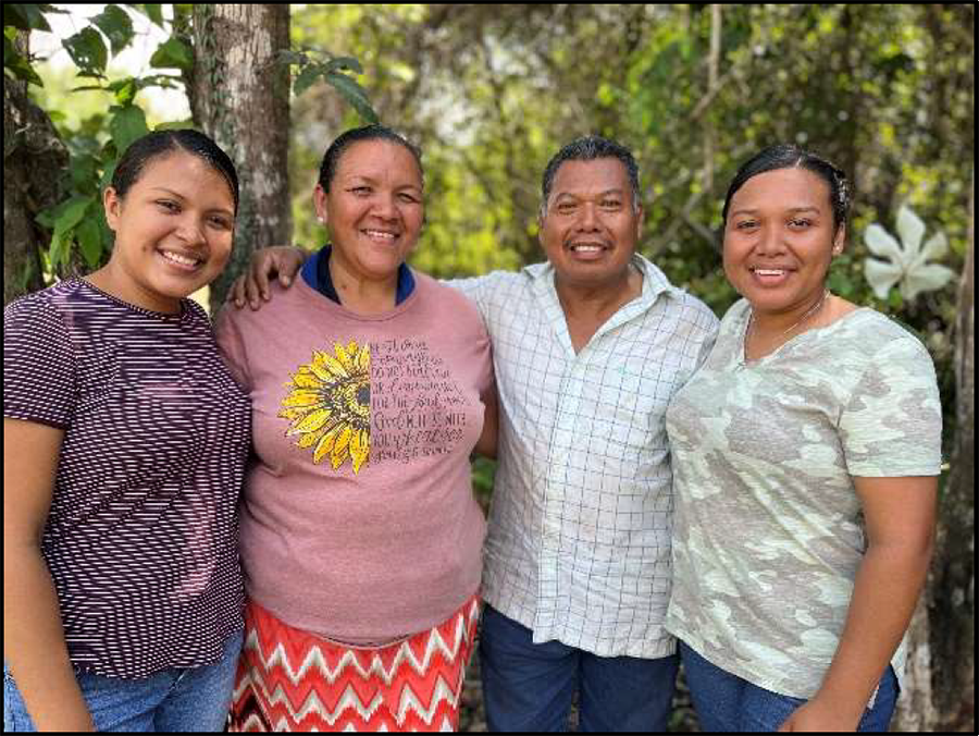 The Tzib family (Tracie is on the far right)