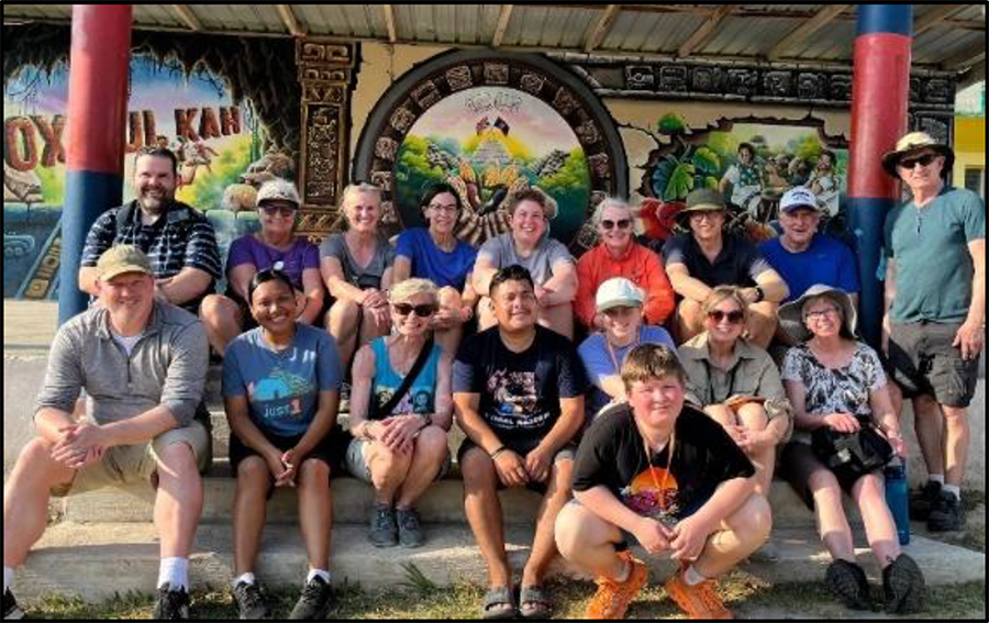 Joseph prepares the children for their meal