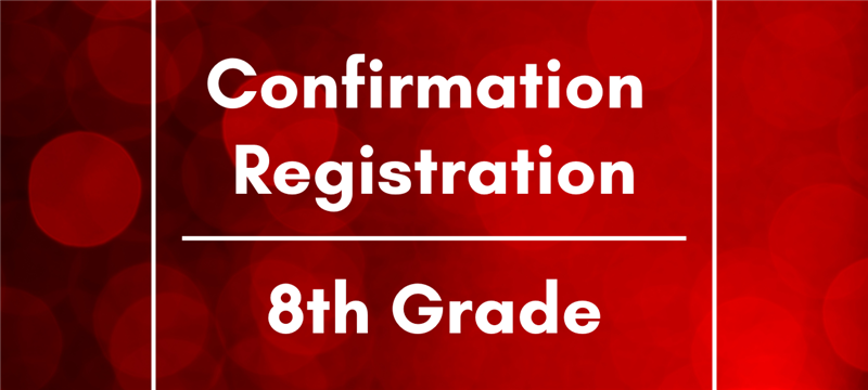 8th Grade Confirmation Graphic