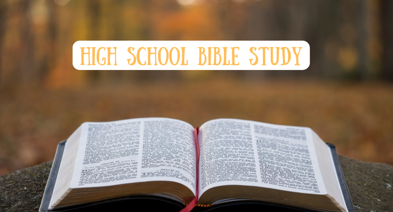High School Bible Study graphic for St. Andrew Lutheran Church