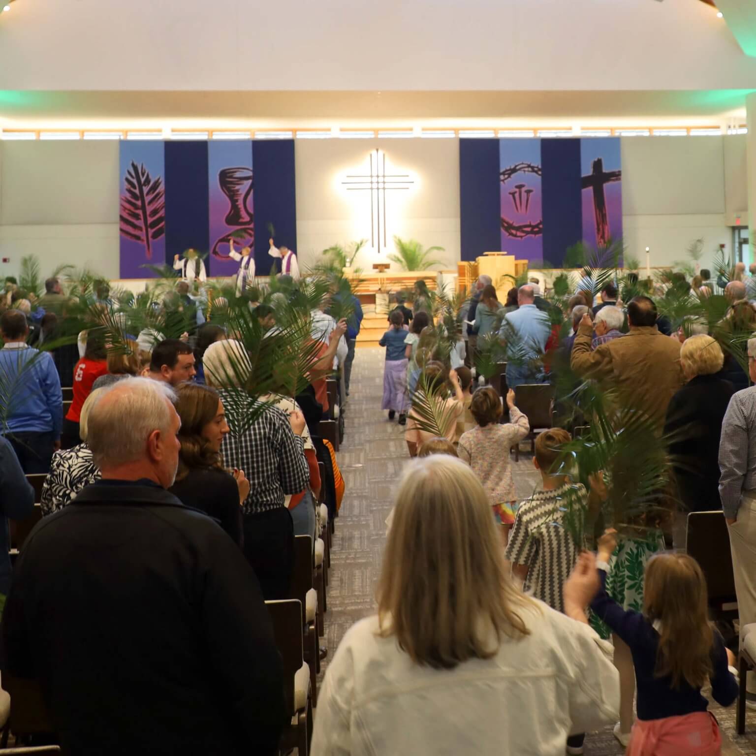 Palm Sunday service
